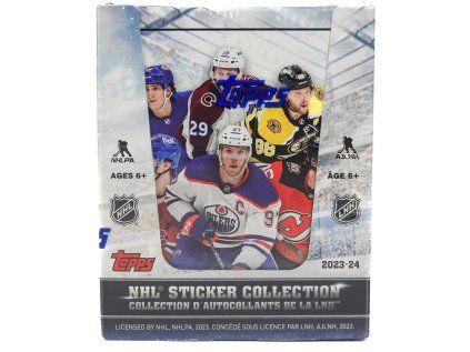 2023-24 Topps NHL Sticker Collection Box