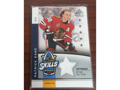 2020-21 Upper Deck SP Game Used PATRICK KANE All-Star Skills Fabrics