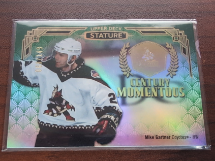 2020-21 Upper Deck Stature Century Momentous MIKE GARTNER