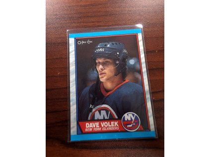 1989-90 O-Pee-Chee #85 DAVID VOLEK