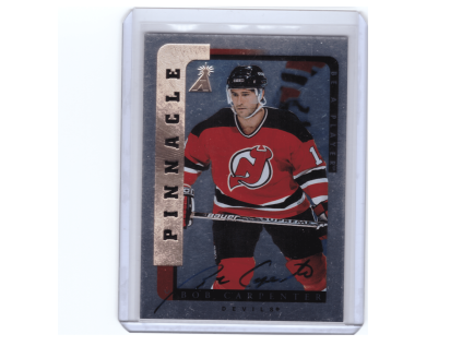 1996-97 Pinnacle BOB CARPENTER Be a Player Auto