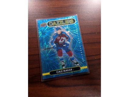 2021-22 Upper Deck Series 1 Dazzlers Blue CALE MAKAR