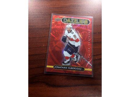 2021-22 Upper Deck Series 1 Dazzlers Red JONATHAN HUBERDEAU