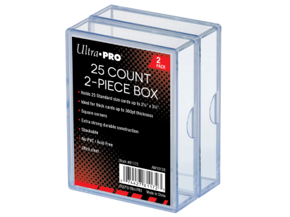 Ultra Pro 25 Count 2-Piece Box