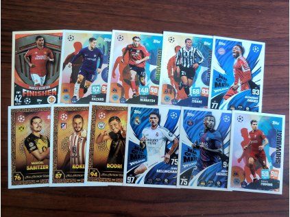 Topps Match Attax LOT #1 11pcs