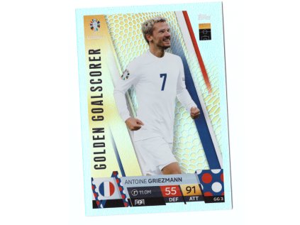 2024 Topps Match Attax UEFA EURO ANTOINE GRIEZMANN Golden Goalscorer