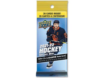 2021-22 Upper Deck Series 1 Hockey FAT Pack Pack