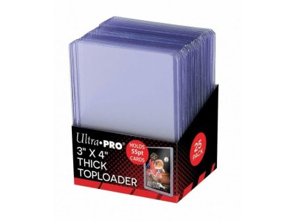 Ultra Pro 3X4 Plastový Thick Toploader 55pt balení 25ks