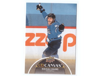 2021-22 Upper Deck Series 1 NIKOLAJ EHLERS UD Canvas