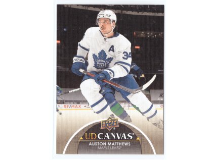 2021-22 Upper Deck Series 1 AUSTON MATTHEWS UD Canvas