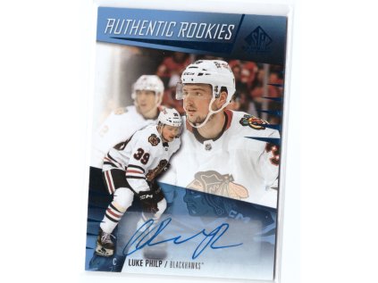 2023-24 UD SP Game Used LUKE PHILP Authentic Rookies Auto Podpis