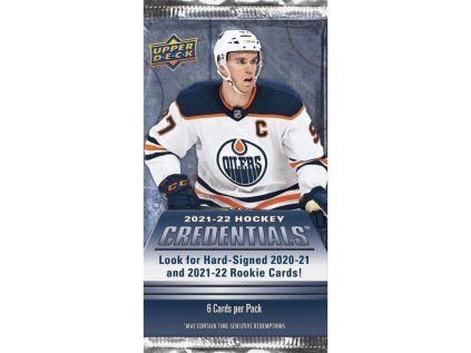 2021-22 Upper Deck Credentials Hockey Hobby Pack