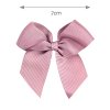 hairclip gross grain bow pale pink