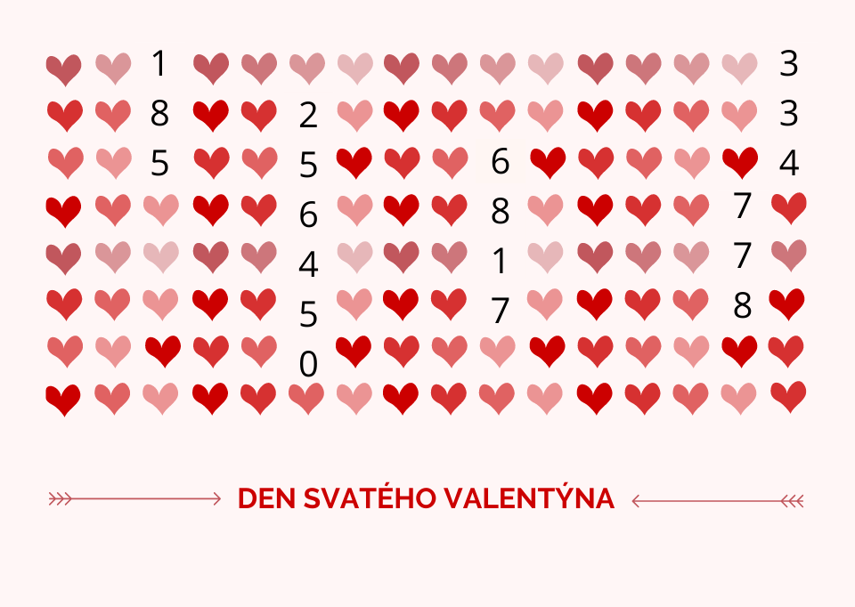 Den svatého Valentýna v číslech