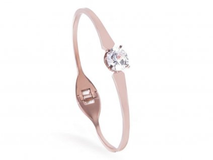 Náramek Crystal rose gold větší
