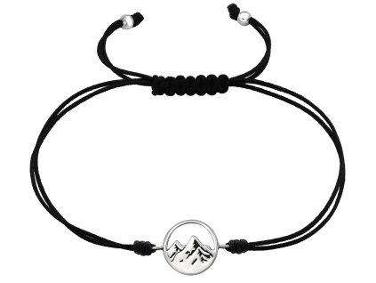 Bangles Náramek Hory a nylonová šňůrka