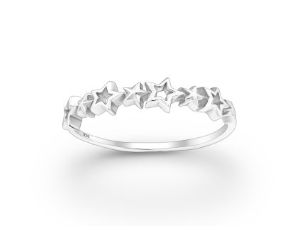 Stříbrný prsten Hvězdy bangles
