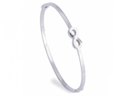 Náramek Infinity silver Bangles