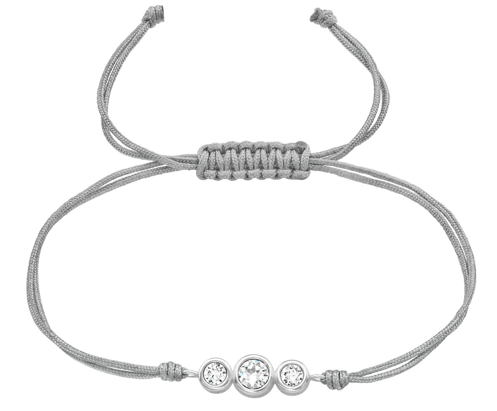 Bangles.cz Náramek Krystaly Preciosa & nylonová šňůrka 1721