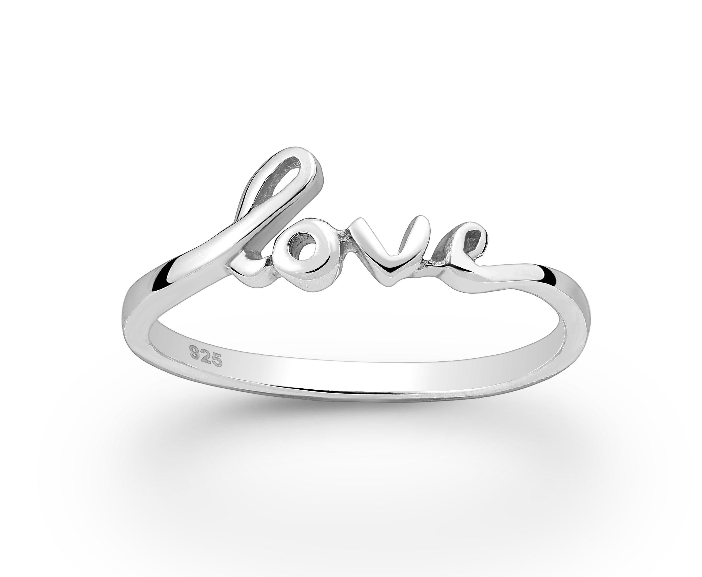 Bangles.cz Prsten Love stříbro 925 Velikost: 8 - 1,8 cm (EU 57 - 58) 2622/8 -