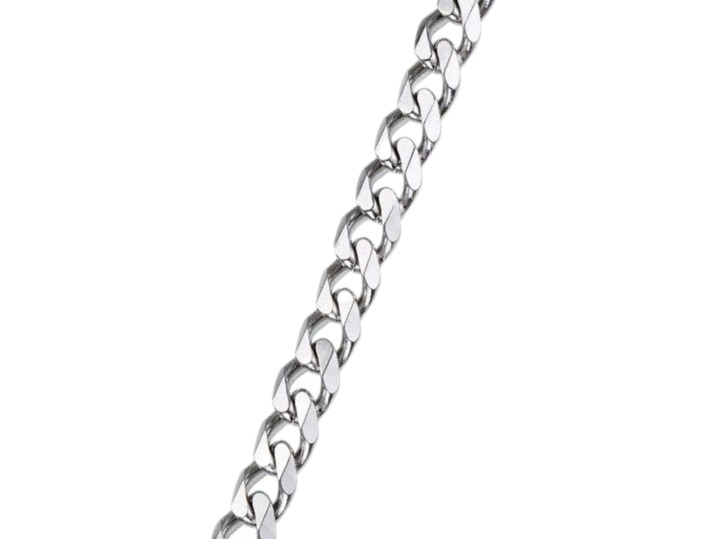 Bangles.cz Pánský náhrdelník Známka s mapou Typ řetízku: Řetízek chirurgická ocel 55 cm x 0,25 cm černý 2637/RET2
