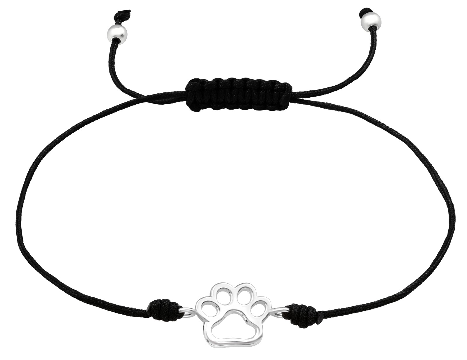 Bangles.cz Náramek Tlapka & nylonová šňůrka 2697