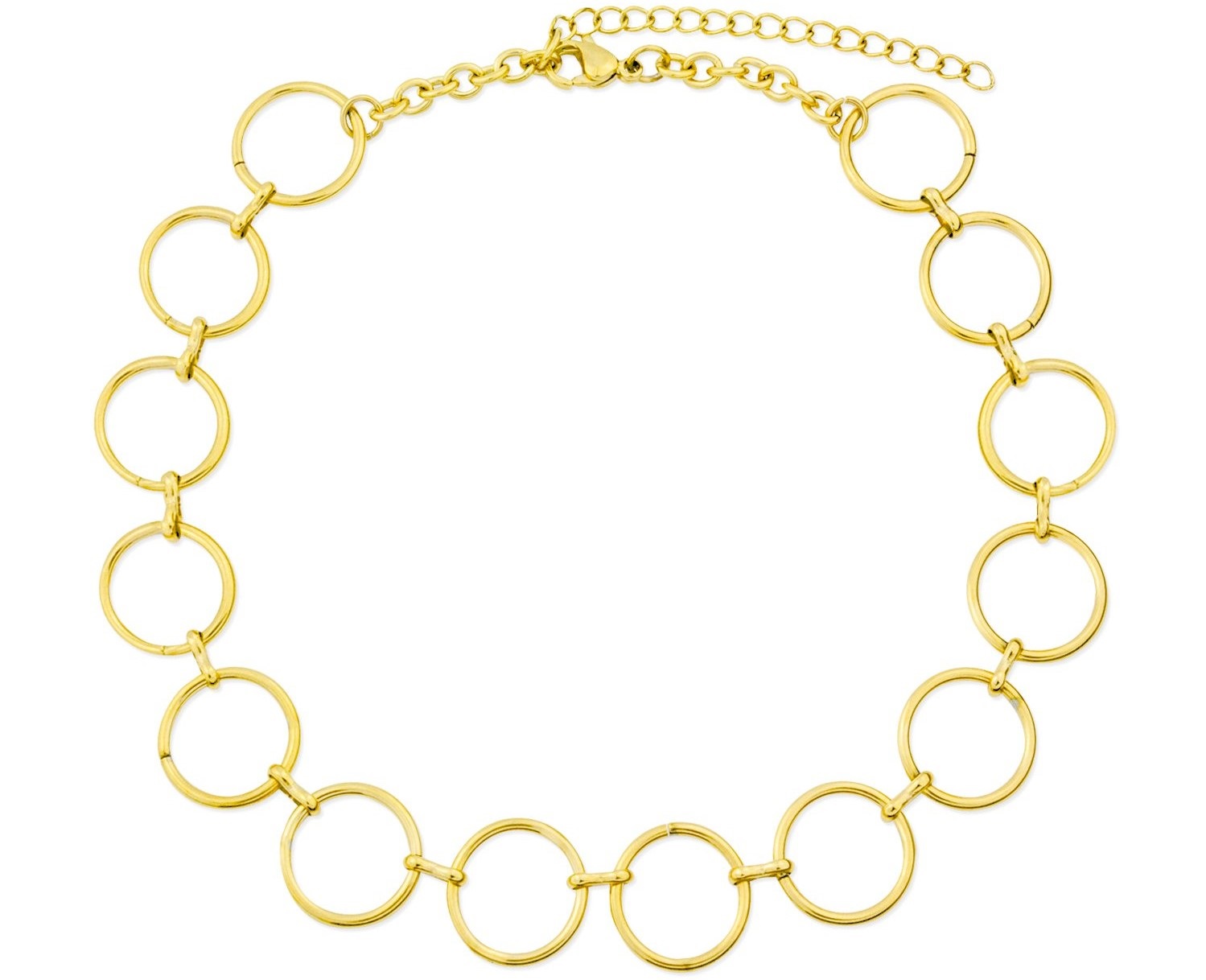 Bangles.cz Choker náhrdelník Circles gold 2937