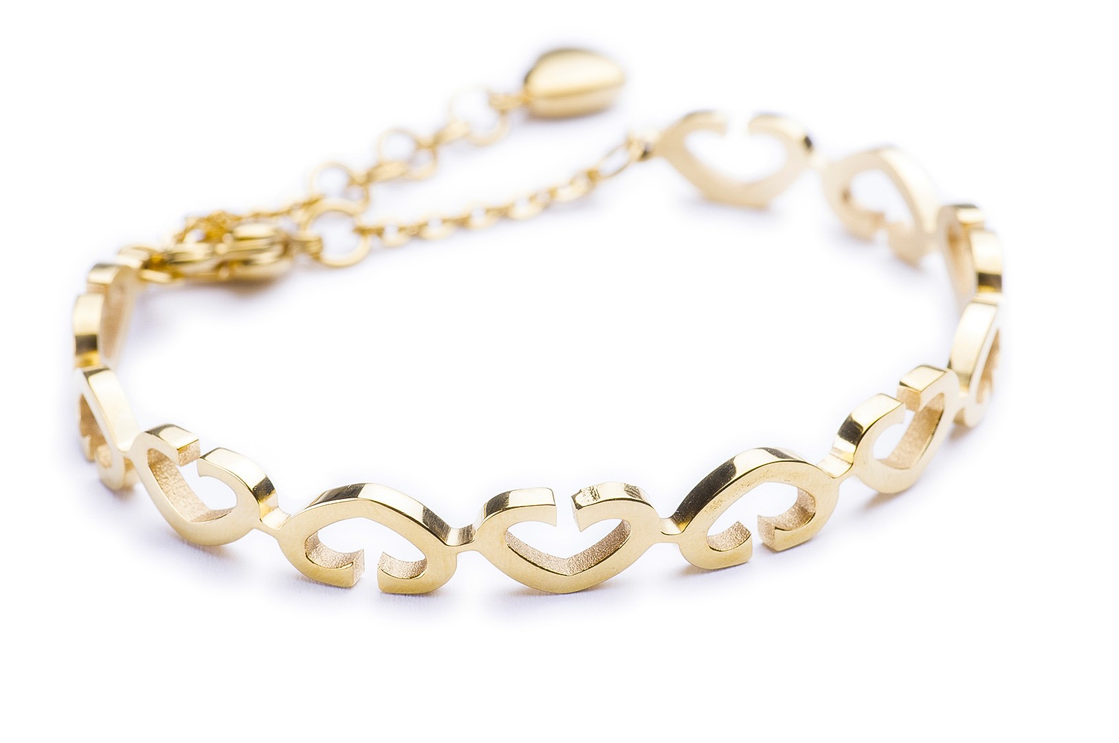 Bangles.cz Náramek chirurgická ocel Lite gold 547