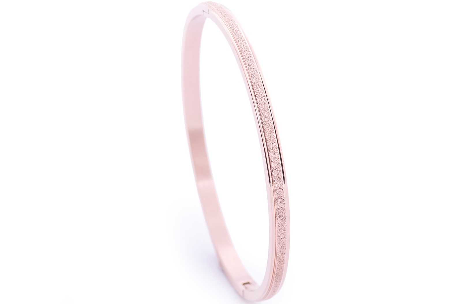 Bangles.cz Náramek chirurgická ocel Shine rose gold 729