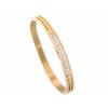 Náramek Glow gold zirkony Bangles.cz