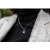 dámský řetízek s medailonkem hor stříbrný optimized