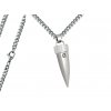Pánský náhrdelník Tesák a plochý řetízek