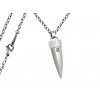 Pánský náhrdelník Tesák a klasický řetízek