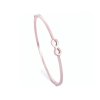 Náramek Infinity rose gold Bangles