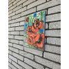 Ručně malovaný obraz Červené máky 30x40 cm – originál akryl na plátně  Originální květinový obraz | moderní dekorace do bytu | signovaný originál