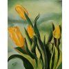 olejomalba zlute tulipany 50x40 cm