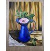 Ručně malovaný obraz Tichý květ 30 × 40 cm  olejomalba na plátně 30 × 40 cm