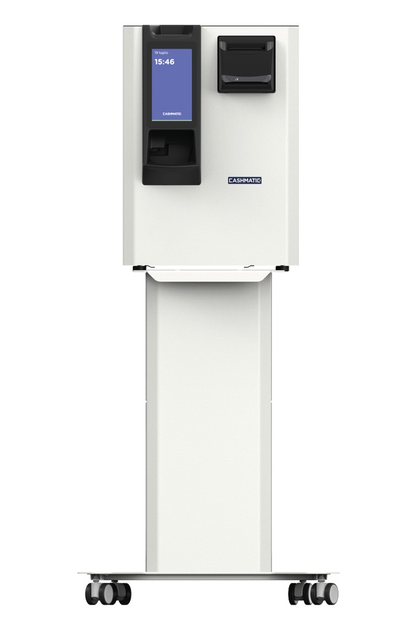 SelfPay 1060 na vysokém mobilním stojanu