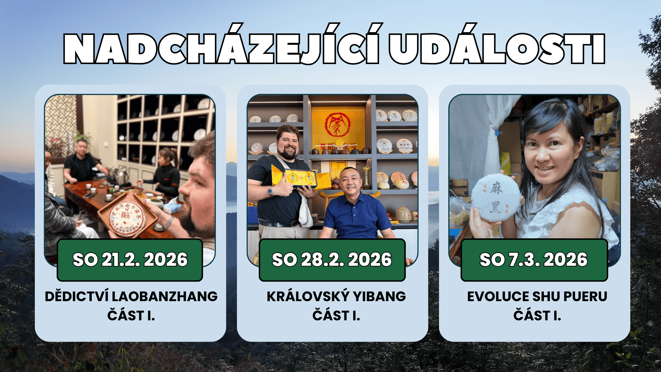 Upcoming events 2026 - Part II