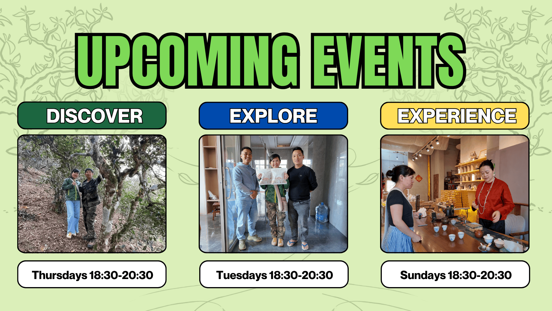 Upcoming events