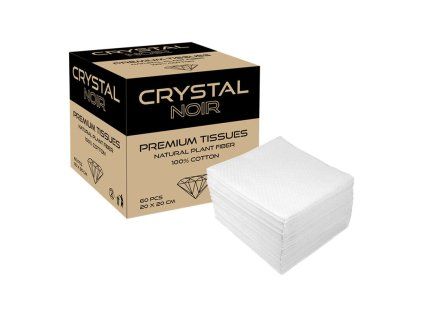 crystal noir premium tissues pre cut box of 60