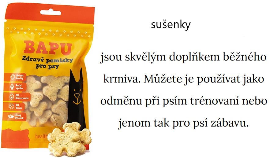 BAPU sušenky pro psy