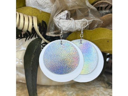 circles fehér ezüst fénnyel