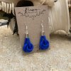 Twist fülbevaló királykék
