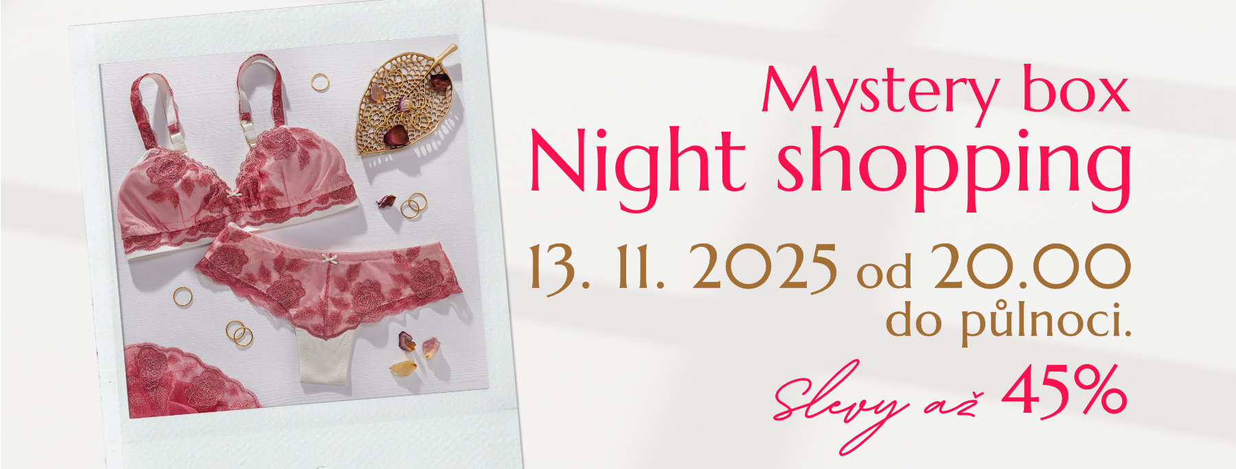 Night shopping Mystery box 13. 11. 2025 od 20.00 hodin