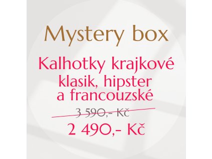 Mystery box klasik hipster francouzské krajkové 2025 11 13