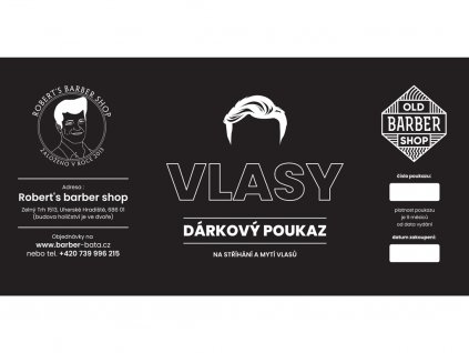 Voucher strihani myti vlasu