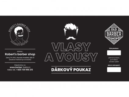 Voucher vlasy a vousy