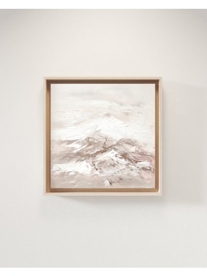 Barbora Šamánková barusam art 0002s 0001s 0007s 0002 Easy landscape 1 30x30cm Ručně malovaný obraz na plátně