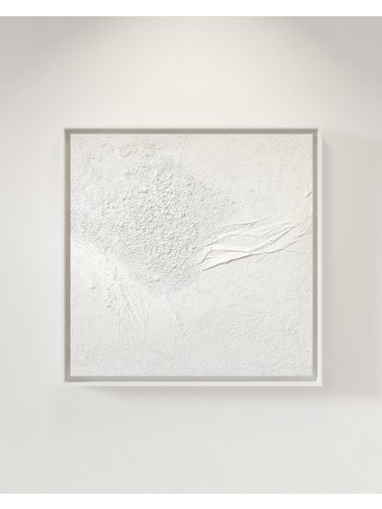 Barbora Šamánková barusam art 0002s 0000s 0000s 0002 Pure White 1 50x50cm Ručně malovaný obraz na plátně